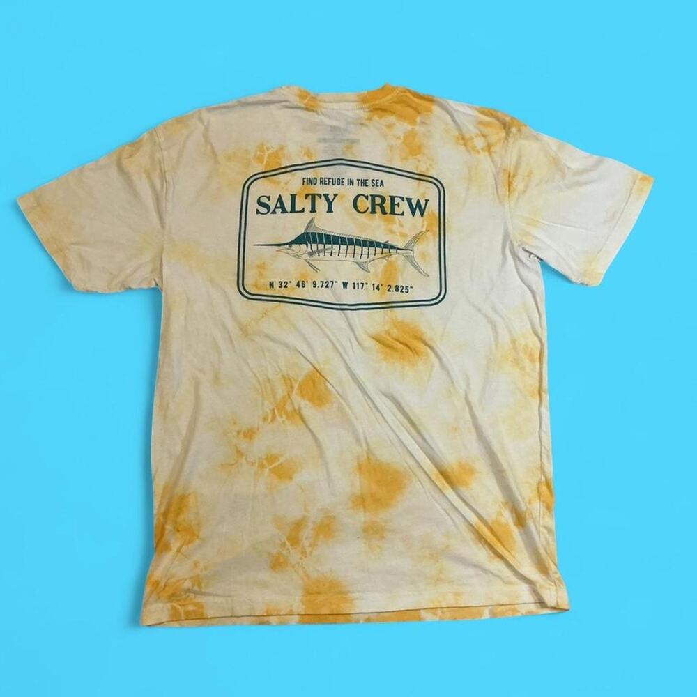 Salty crew tie dye graphic tee